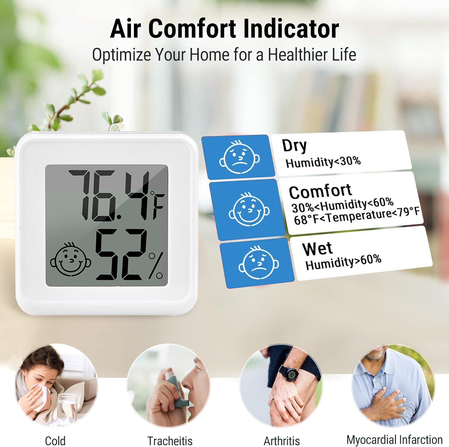 YZ6045 Bluetooth-compatible Thermometer Hygrometer Smart Digital Mini Indoor Wireless Temperature Humidity Sensor
YZ6045 Bluetooth-compatible Thermometer Hygrometer Smart Digital Mini Indoor Wireless Temperature Humidity Sensor