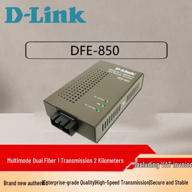 D-Link DFE-850 Fast Ethernet Multi-Mode Fiber Optic Converter
D-Link DFE-850 Fast Ethernet Multi-Mode Fiber Optic Converter