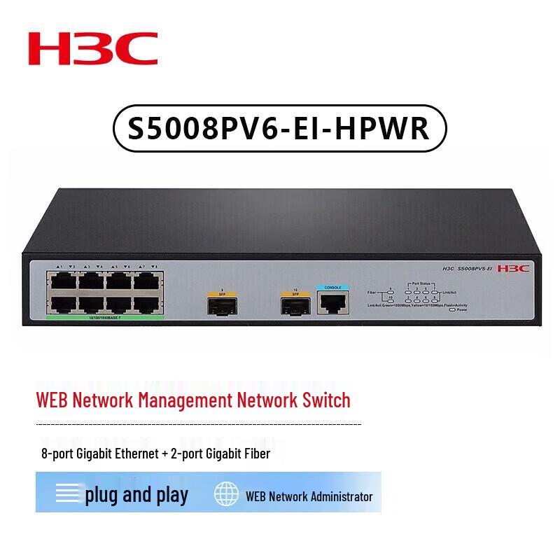 H3C Enterprise Managed Ethernet Switches
H3C Enterprise Managed Ethernet Switches