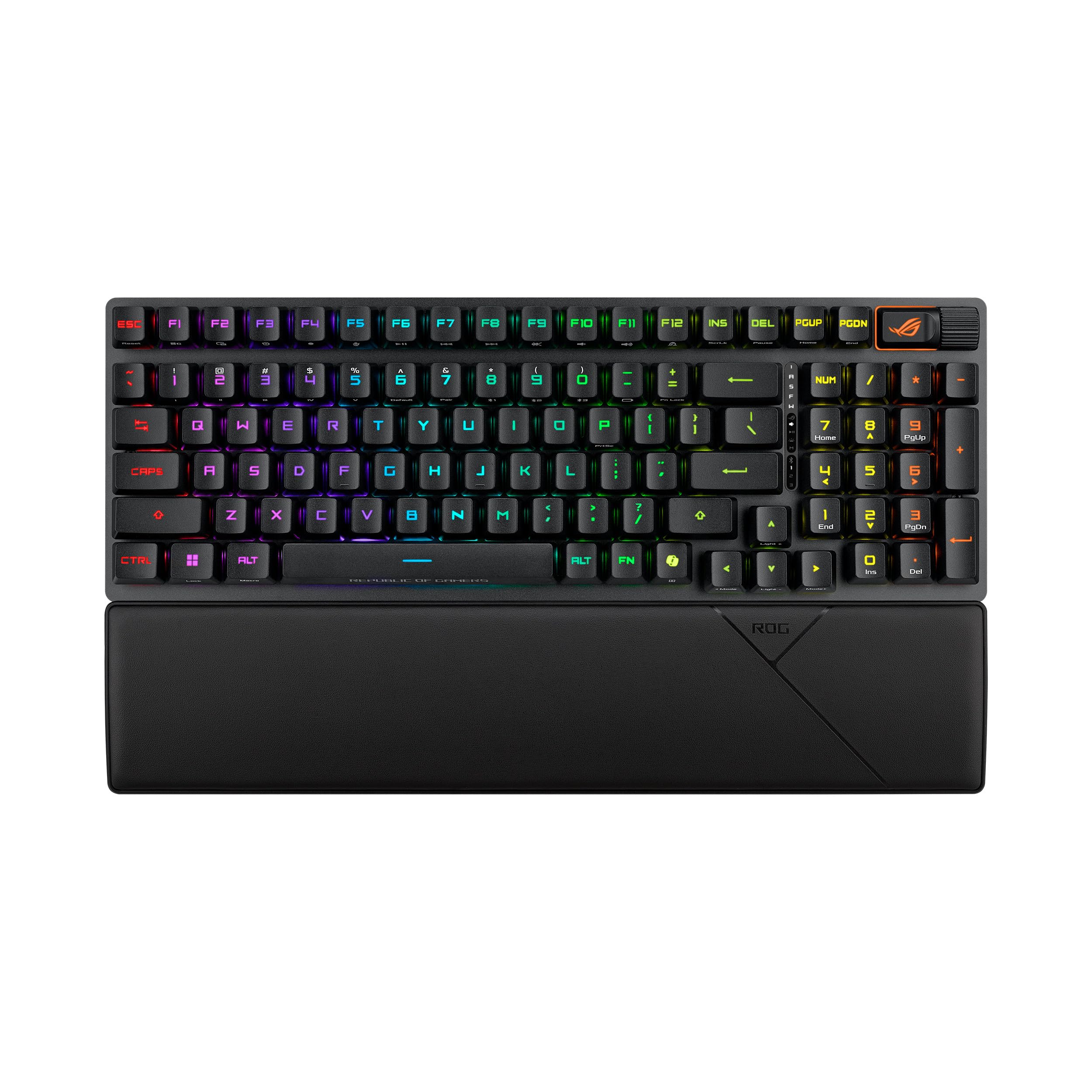 ASUS ROG Strix Scope II 96 RX Бездротова ігрова клавіатура Чорна розкладка Оптичний перемикач бездротового USB-підключення Bluetooth Багатофункціональне керування Тихий
ASUS ROG Strix Scope II 96 RX Бездротова ігрова клавіатура Чорна розкладка Оптичний перемикач бездротового USB-підключення Bluetooth Багатофункціональне керування Тихий