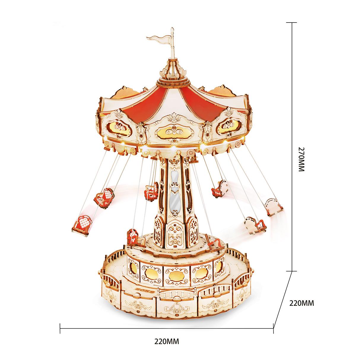 Robotime ROKR Magic Amusement Park Wooden Toys DIY Music Box Moveable 3D Wooden Puzzle for Kids Gifts for Christmas EA
Robotime ROKR Magic Amusement Park Wooden Toys DIY Music Box Moveable 3D Wooden Puzzle for Kids Gifts for Christmas EA
