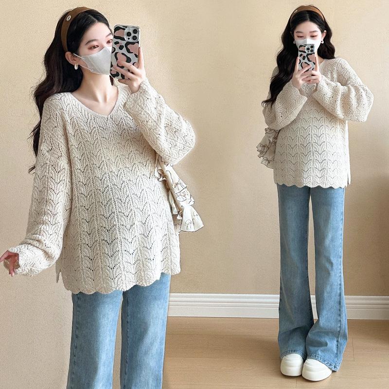 Stylish Spring Maternity Top - Mid-length, Loose Fit with Long Sleeves One Size 80-150 Jin
Stylish Spring Maternity Top - Mid-length, Loose Fit with Long Sleeves One Size 80-150 Jin