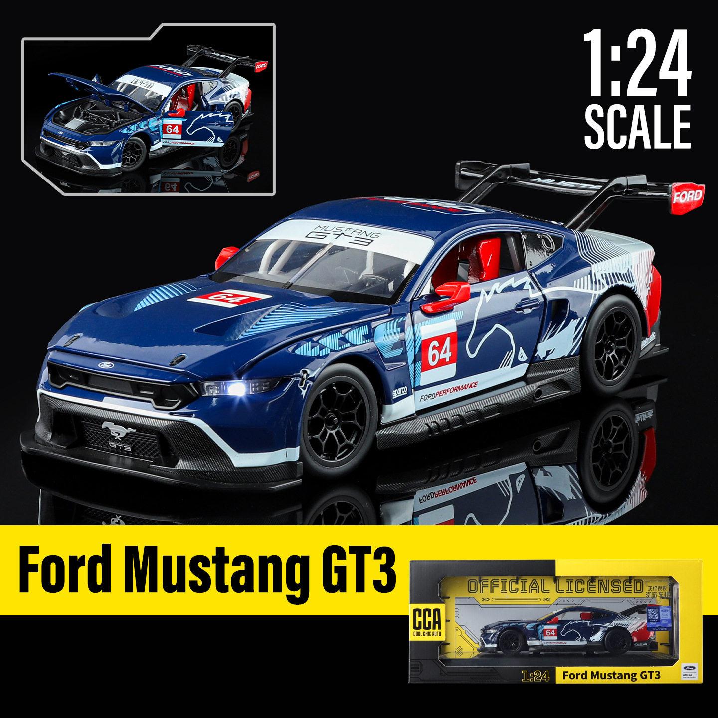 1/24 Ford Mustang GT3 alloy car model Shell joint sports car simulation car collection ornament
1/24 Ford Mustang GT3 alloy car model Shell joint sports car simulation car collection ornament