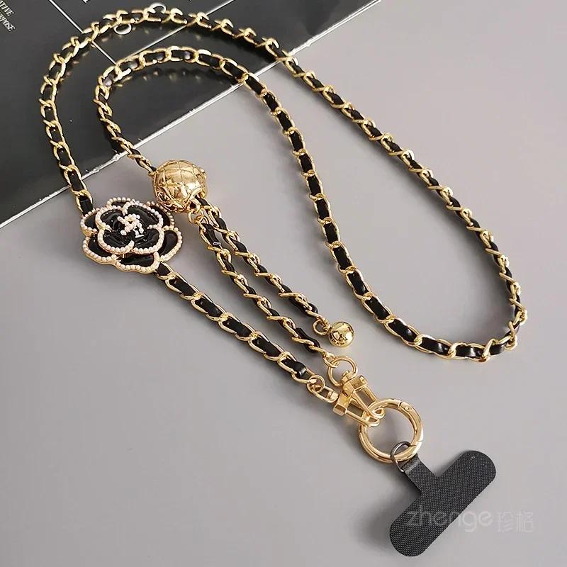Mobile Phone Lanyard Long Crossbody Hanging Rope Long Neck Hanging Bag Chain Round Ball Telescopic Buckle Camellia Pickup Chain
Mobile Phone Lanyard Long Crossbody Hanging Rope Long Neck Hanging Bag Chain Round Ball Telescopic Buckle Camellia Pickup Chain