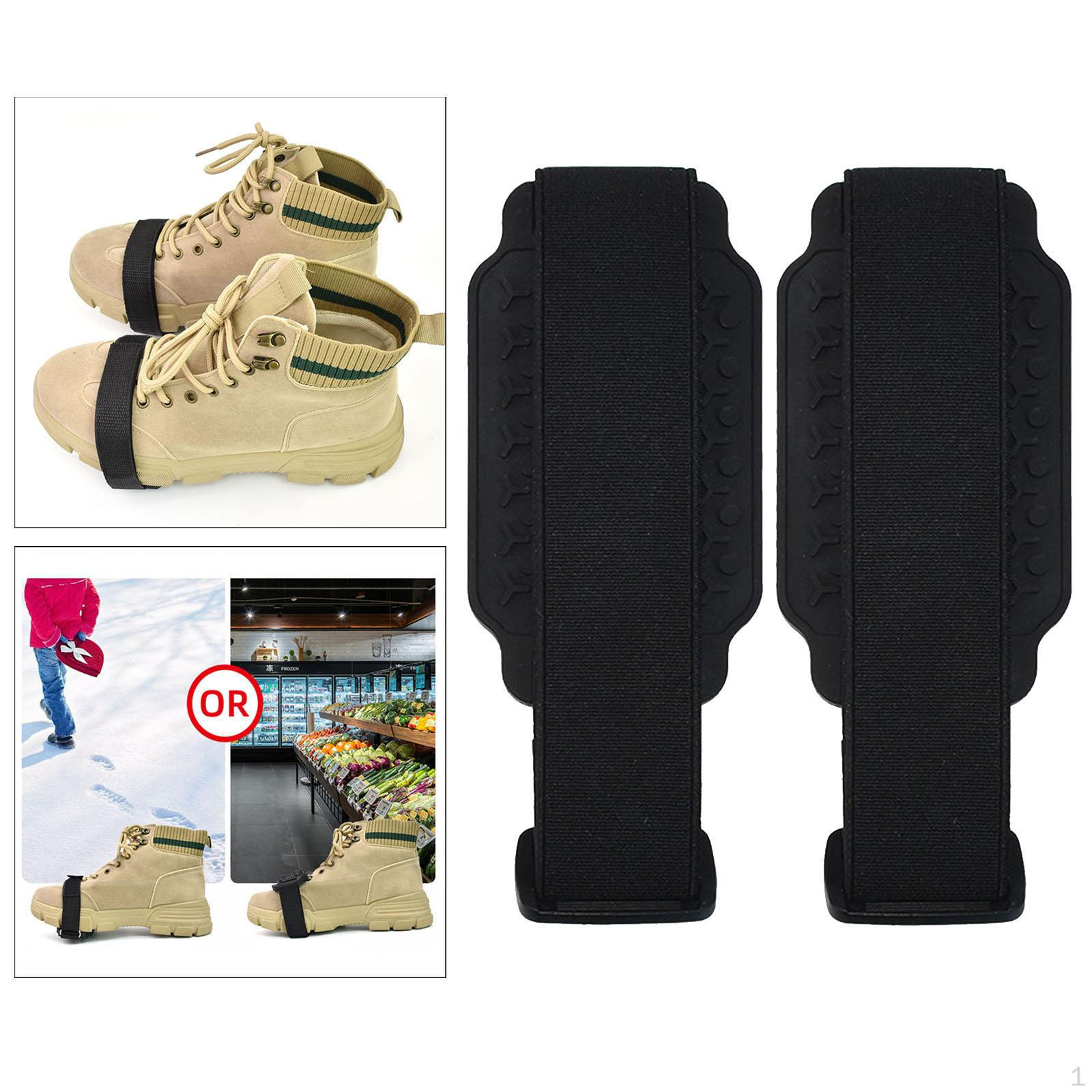 Crampons, Ice Cleats for Shoes and Boots, Rubber Stainless Steel Grippers Shoe Spikes Grips Traction Elastic
Crampons, Ice Cleats for Shoes and Boots, Rubber Stainless Steel Grippers Shoe Spikes Grips Traction Elastic