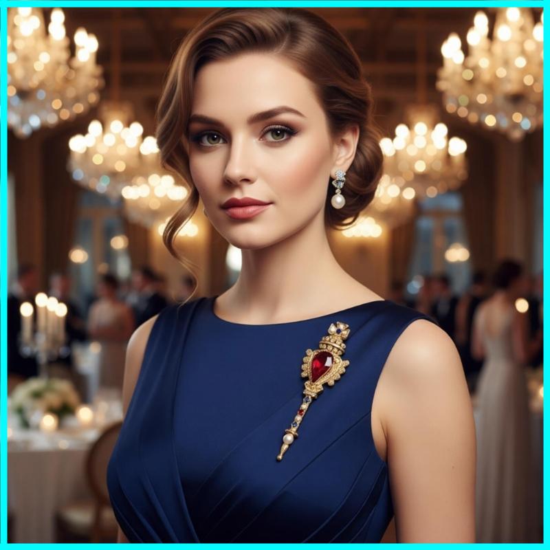 X6HE Vintage Inspired Magical Brooch Pin With Simulated Pearls Jewelry For Elegant Women Apparel CN
X6HE Vintage Inspired Magical Brooch Pin With Simulated Pearls Jewelry For Elegant Women Apparel CN