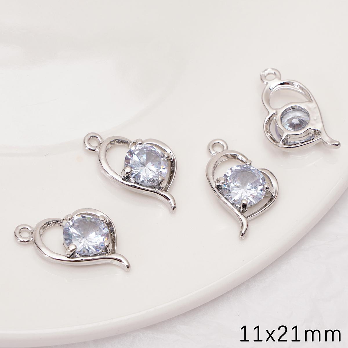 Подвески-шармы из сплава с сохраняющим цвет цирконом для изготовления браслетов, ожерелий и ювелирных изделий своими руками Flowing Heart
Подвески-шармы из сплава с сохраняющим цвет цирконом для изготовления браслетов, ожерелий и ювелирных изделий своими руками Flowing Heart