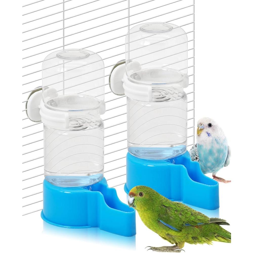 2 Pack Automatic Bird Water Dispenser Splash Proof Gravity Feeder for Cages with Suction Cups, Blue and White 2pcs синий
2 Pack Automatic Bird Water Dispenser Splash Proof Gravity Feeder for Cages with Suction Cups, Blue and White 2pcs синий