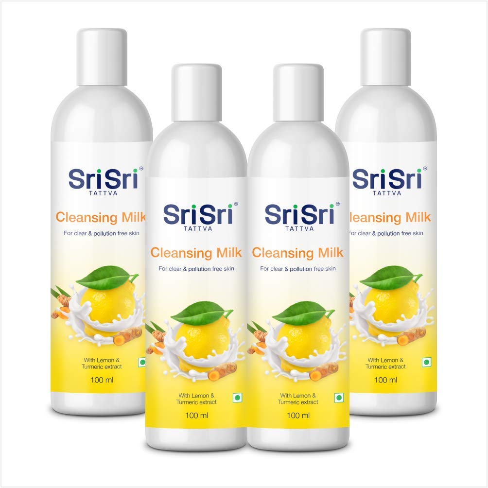 Sri Sri Tattva Gentle Cleansing Milk For Face And Neck Daily Makeup Removal Smooth Fresh Skin 100 ml X Pack Of 4
Sri Sri Tattva Gentle Cleansing Milk For Face And Neck Daily Makeup Removal Smooth Fresh Skin 100 ml X Pack Of 4