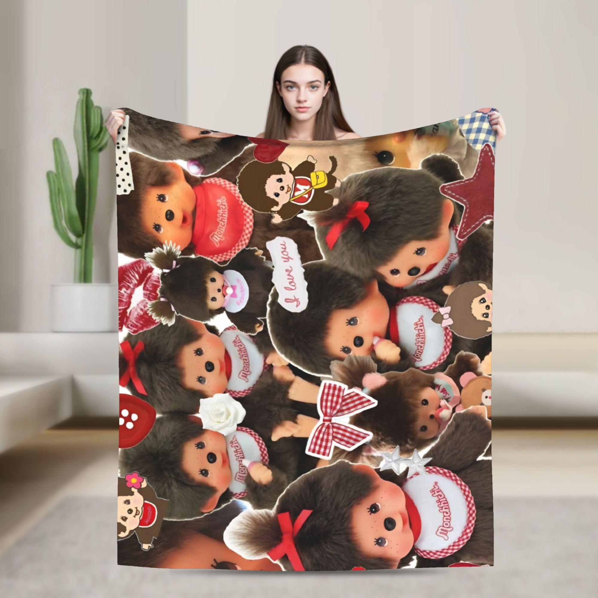 M-Monchhichis Cartoon Flannel Blankets Soft Durable Throw Blanket for Bedroom Decorative Novelty Bedspread Sofa Bed Cover 40x50in
M-Monchhichis Cartoon Flannel Blankets Soft Durable Throw Blanket for Bedroom Decorative Novelty Bedspread Sofa Bed Cover 40x50in