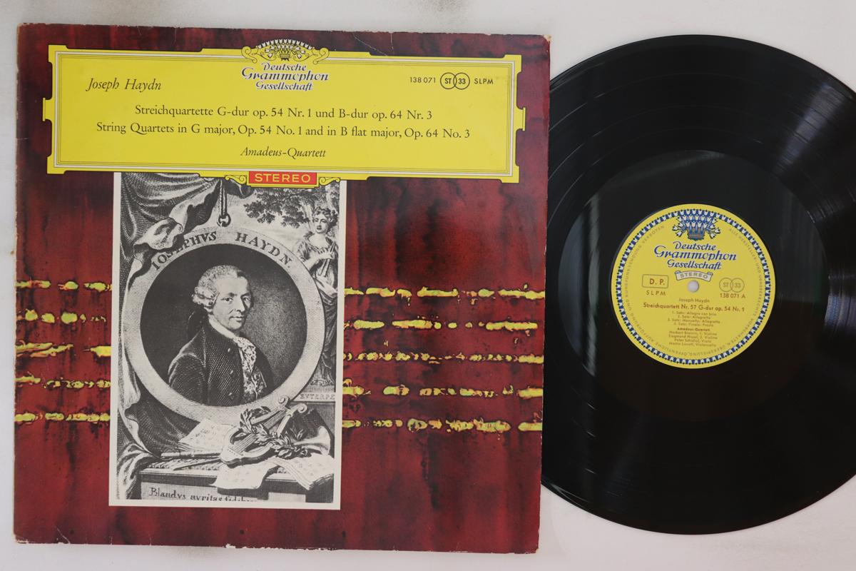 LP Record JOSEPH HAYDN AMADEUSQUARTETT Streichquartette Gdur Op.54 Nr. 1 138071SLPM DEUTSCHE GRAMM 1960 Germany Classical Used
LP Record JOSEPH HAYDN AMADEUSQUARTETT Streichquartette Gdur Op.54 Nr. 1 138071SLPM DEUTSCHE GRAMM 1960 Germany Classical Used