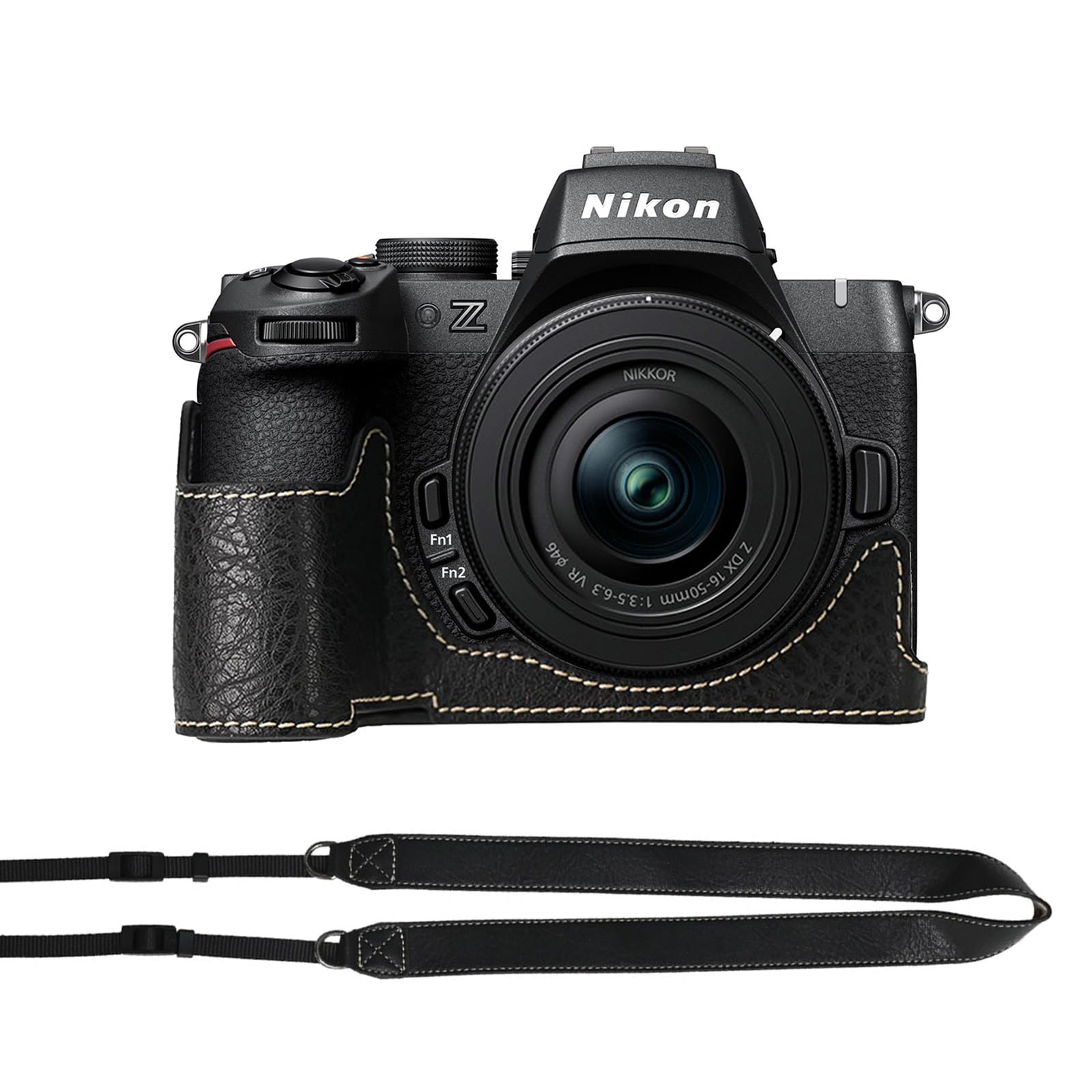 ITARUKEN Half Case for Nikon Dedicated Camera Case for Z50 PU with Tripod Hole and Shoulder Black Z50II, II, Cover, Leather, Protective, Strap, чорний
ITARUKEN Half Case for Nikon Dedicated Camera Case for Z50 PU with Tripod Hole and Shoulder Black Z50II, II, Cover, Leather, Protective, Strap, чорний