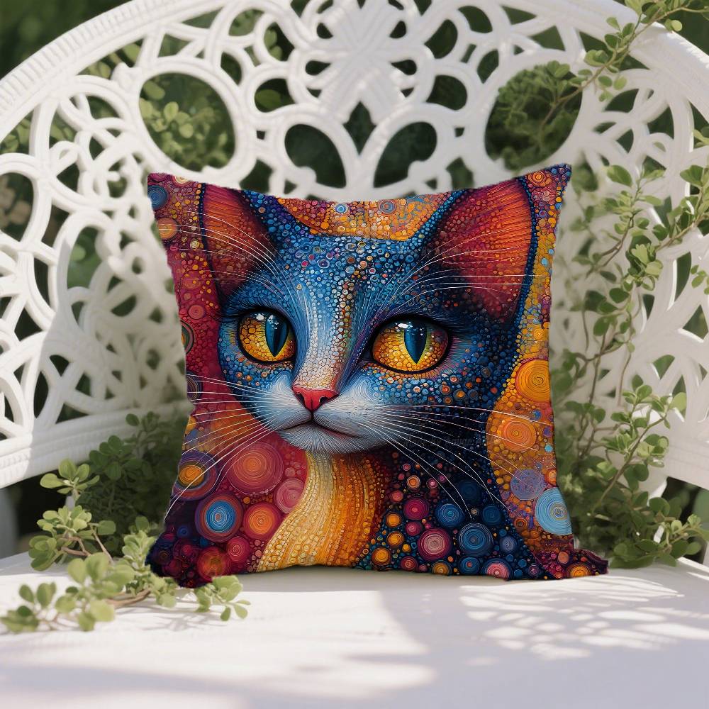 Brick And Stone Strange Cat Pattern Pillow Case Anti-dustmite Pillowcase Invisible Zipper Silky Short Plush Sofa Cushion Cover 12x12Inch
Brick And Stone Strange Cat Pattern Pillow Case Anti-dustmite Pillowcase Invisible Zipper Silky Short Plush Sofa Cushion Cover 12x12Inch