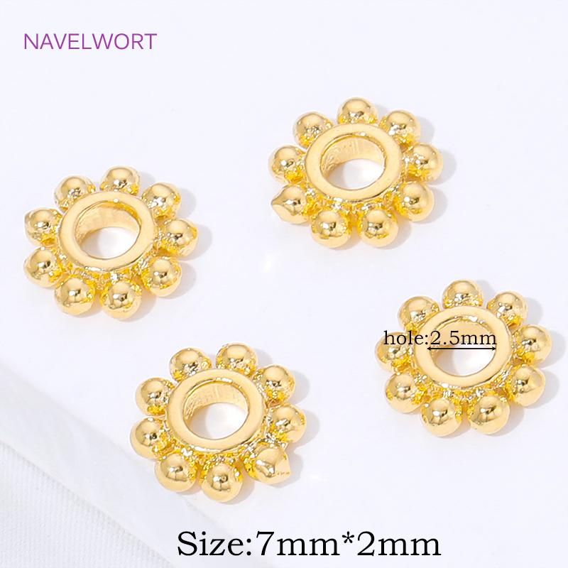 7mm*2mm 18K Gold Plated Snowflake Spacer Beads,Brass Loose Beads For Jewelry Findings,Separator For Beads,Supplies For Jewelry 5 Pieces
7mm*2mm 18K Gold Plated Snowflake Spacer Beads,Brass Loose Beads For Jewelry Findings,Separator For Beads,Supplies For Jewelry 5 Pieces