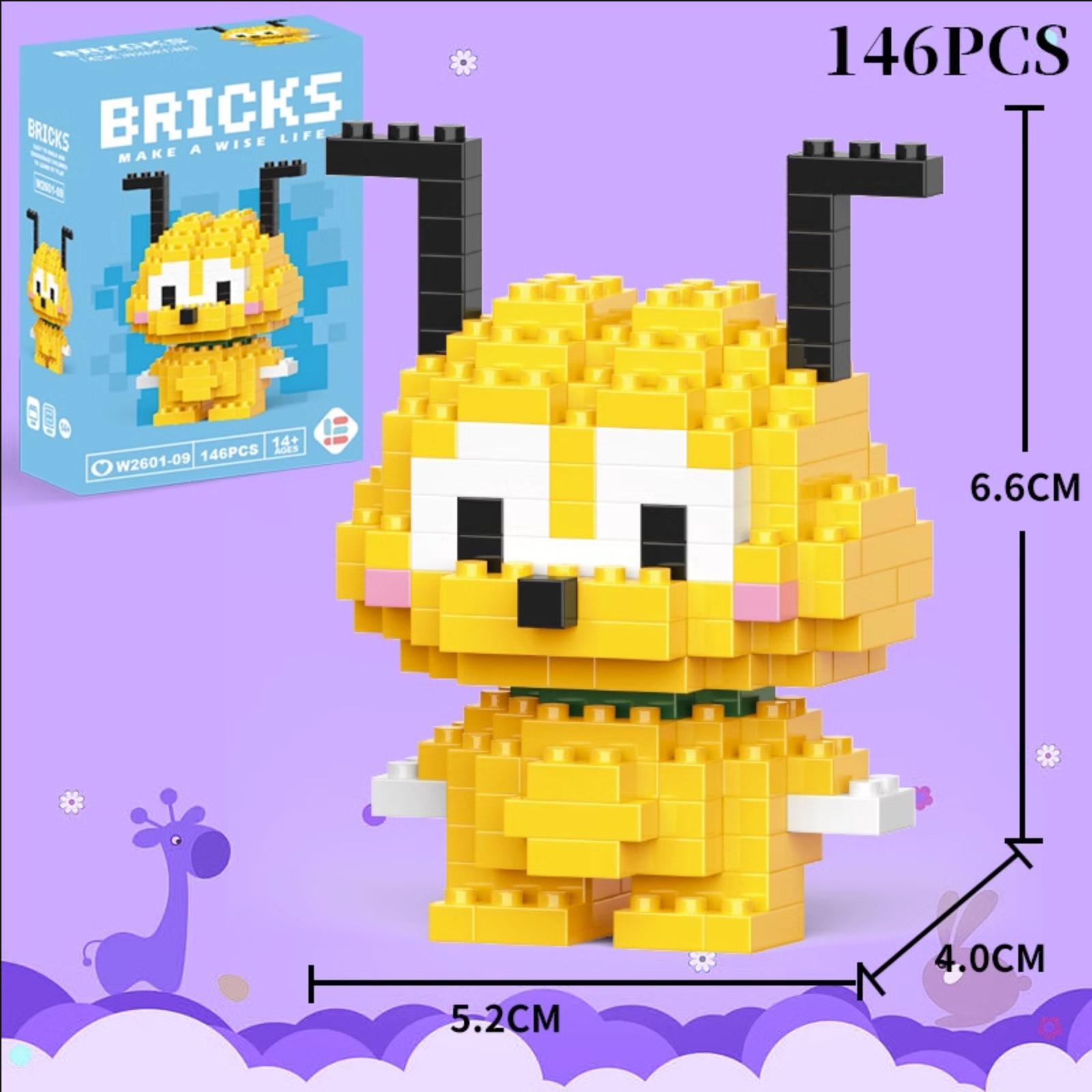 146PCS Building Blocks Cartoon Character Construction Toy Educational Puzzle Model Desktop Decoration Compatible with Standard Interlocking Bricks One Size белый
146PCS Building Blocks Cartoon Character Construction Toy Educational Puzzle Model Desktop Decoration Compatible with Standard Interlocking Bricks One Size белый