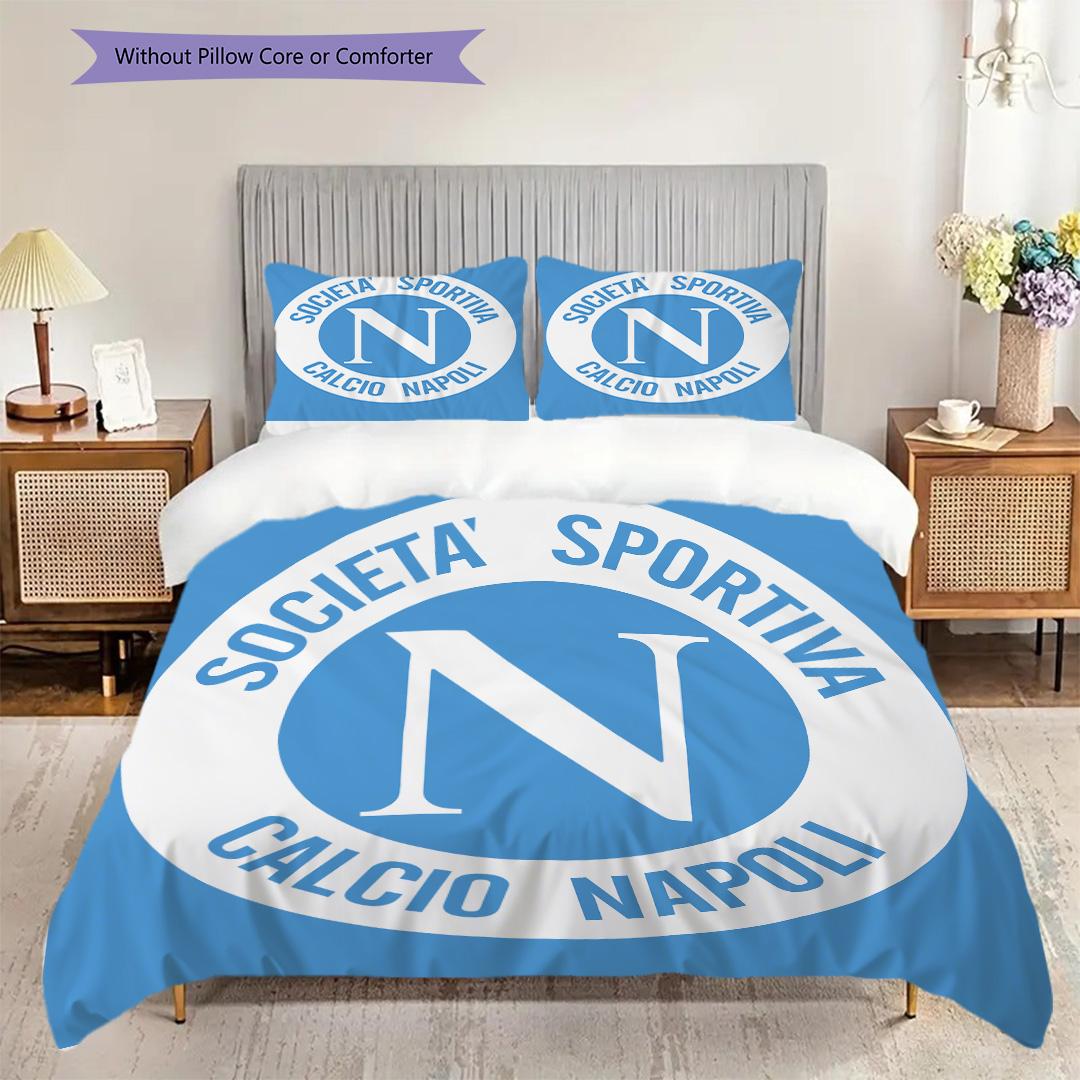 SSC Napoli Pattern Bedding Quilt Set Quilt Cover Pillowcase Home Decoration Birthday Gift (1 * duvet cover + 2 * pillowcase, without core) 140x200cm
SSC Napoli Pattern Bedding Quilt Set Quilt Cover Pillowcase Home Decoration Birthday Gift (1 * duvet cover + 2 * pillowcase, without core) 140x200cm