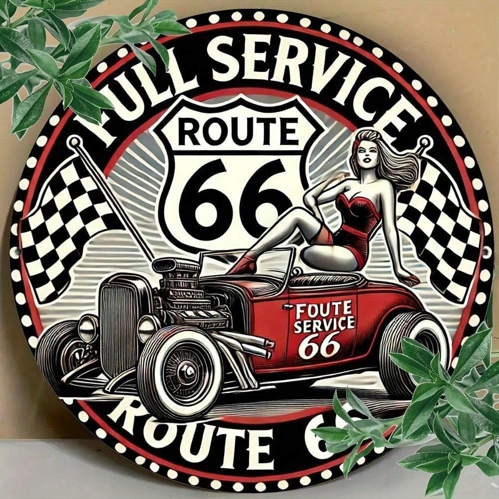 Vintage Route 66 Tin Sign Retro Metal Plaque Americana Bar Wall Decor 8x12 Inch різнокольоровий
Vintage Route 66 Tin Sign Retro Metal Plaque Americana Bar Wall Decor 8x12 Inch різнокольоровий