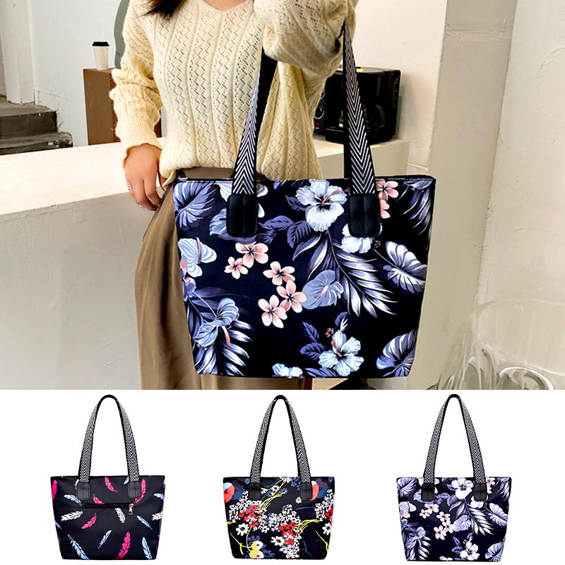 1 шт., сумка для хранения цветов, нейлоновая сумка-тоут, сумка через плечо, женская сумка с принтом большой емкости для женщин 
1 шт., сумка для хранения цветов, нейлоновая сумка-тоут, сумка через плечо, женская сумка с принтом большой емкости для женщин