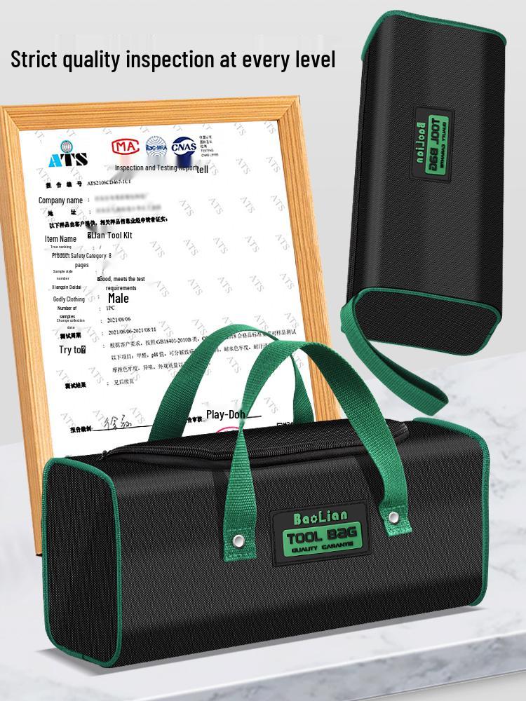 Wear-Resistant Waterproof Canvas Tool Bag: Thickened, Portable, Multipurpose Electrician s Handheld Storage. YZ740143465017
Wear-Resistant Waterproof Canvas Tool Bag: Thickened, Portable, Multipurpose Electrician s Handheld Storage. YZ740143465017