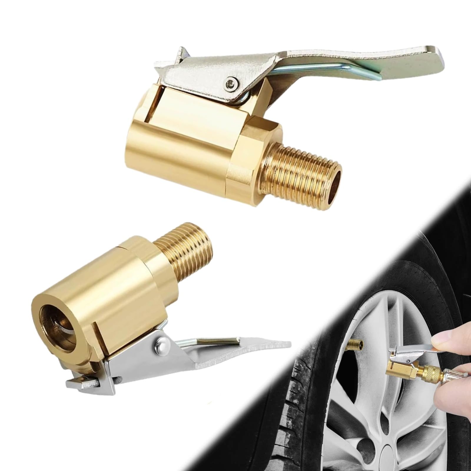 aninako 2pcs Air Chuck Closed Flow Lock Tire Thread Nozzle Adapter Car Inflator Accessories Fast Conversion Top Type Nozzle Inflator Pump Pure Copper латунный
aninako 2pcs Air Chuck Closed Flow Lock Tire Thread Nozzle Adapter Car Inflator Accessories Fast Conversion Top Type Nozzle Inflator Pump Pure Copper латунный