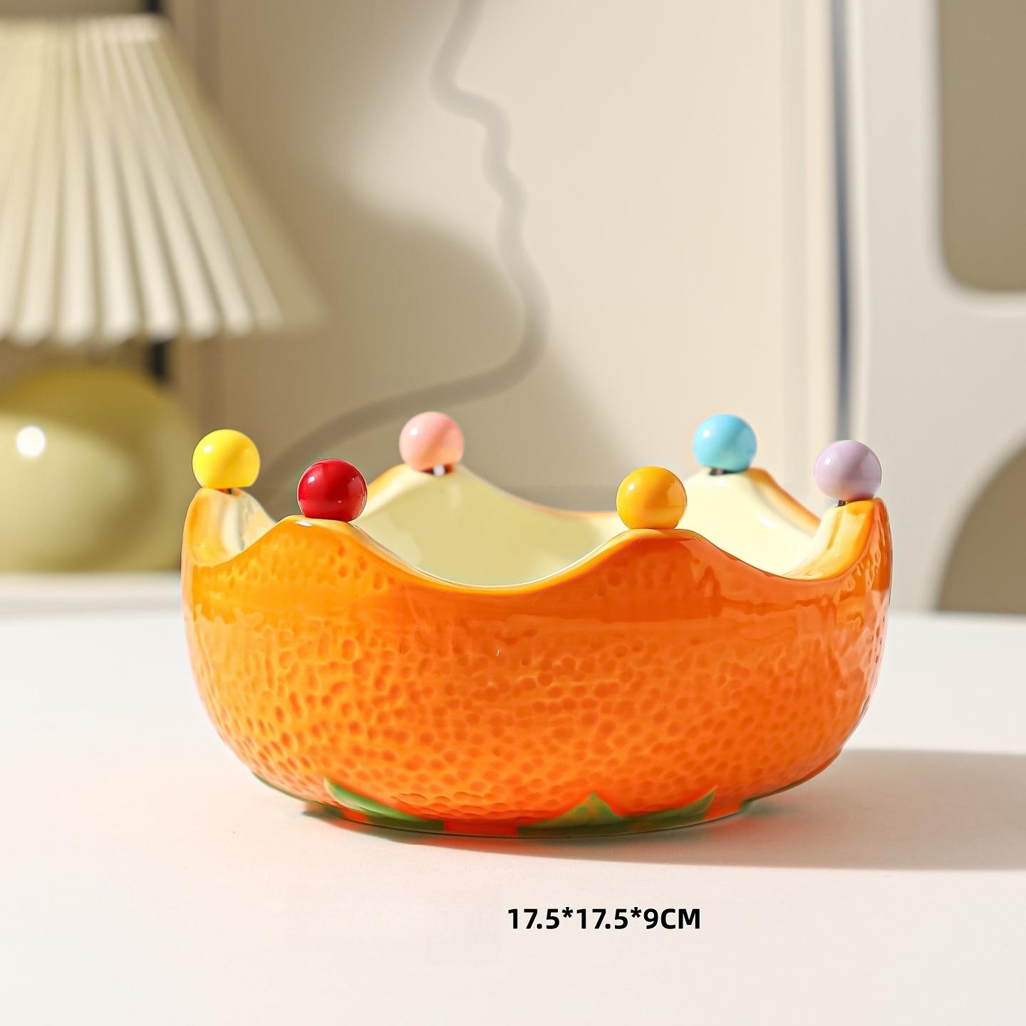 Ceramic Orange Fruit Plate, Fruit Fork Set Home Living Room Coffee Table Fruit Picks Dessert Fork Storage Bowl помаранчевий
Ceramic Orange Fruit Plate, Fruit Fork Set Home Living Room Coffee Table Fruit Picks Dessert Fork Storage Bowl помаранчевий