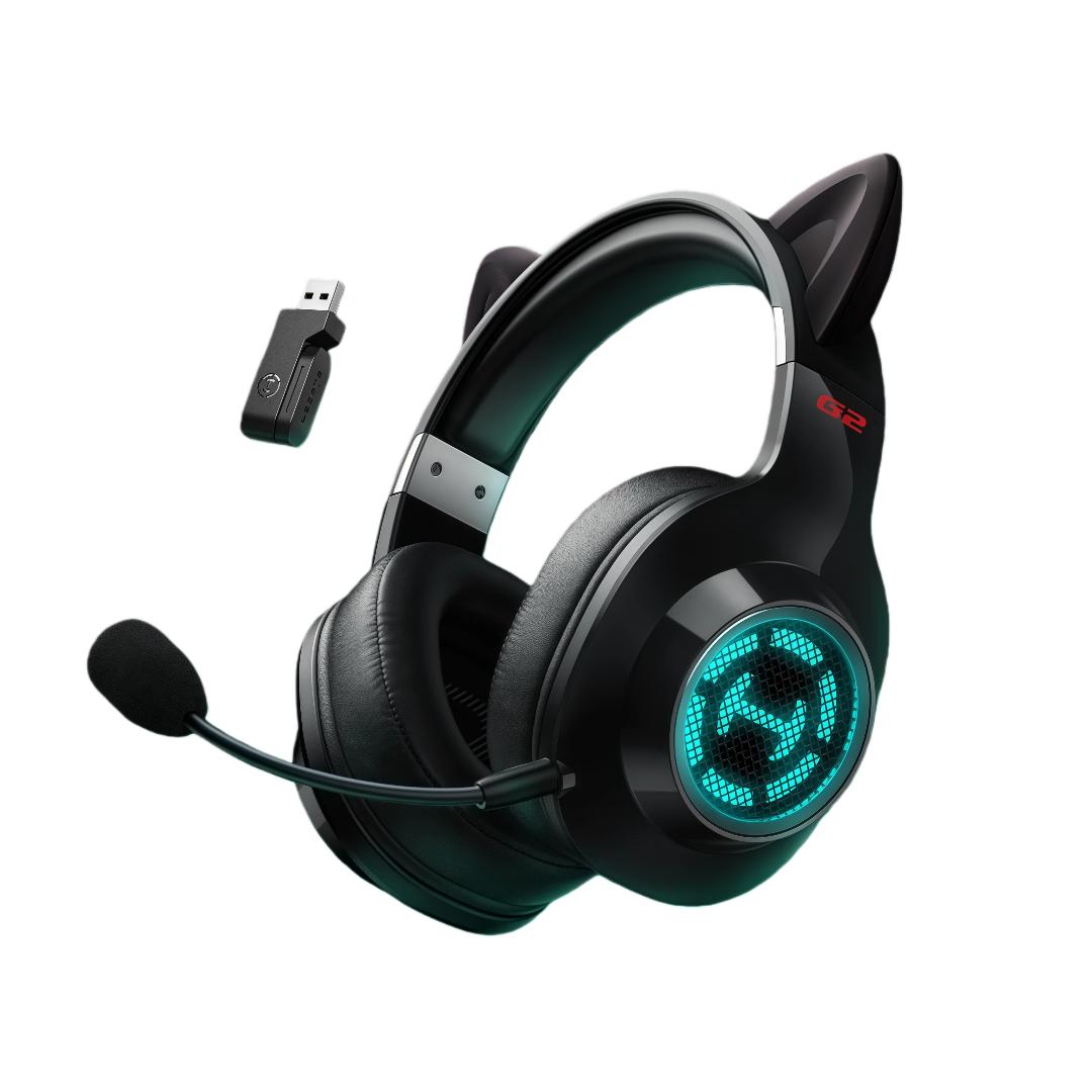 EDIFIER Wireless Edition Gift Box, 2.4G Wired Bluetooth Quad-Mode, Over-Ear Gaming Headset with Microphone, Black чорний
EDIFIER Wireless Edition Gift Box, 2.4G Wired Bluetooth Quad-Mode, Over-Ear Gaming Headset with Microphone, Black чорний