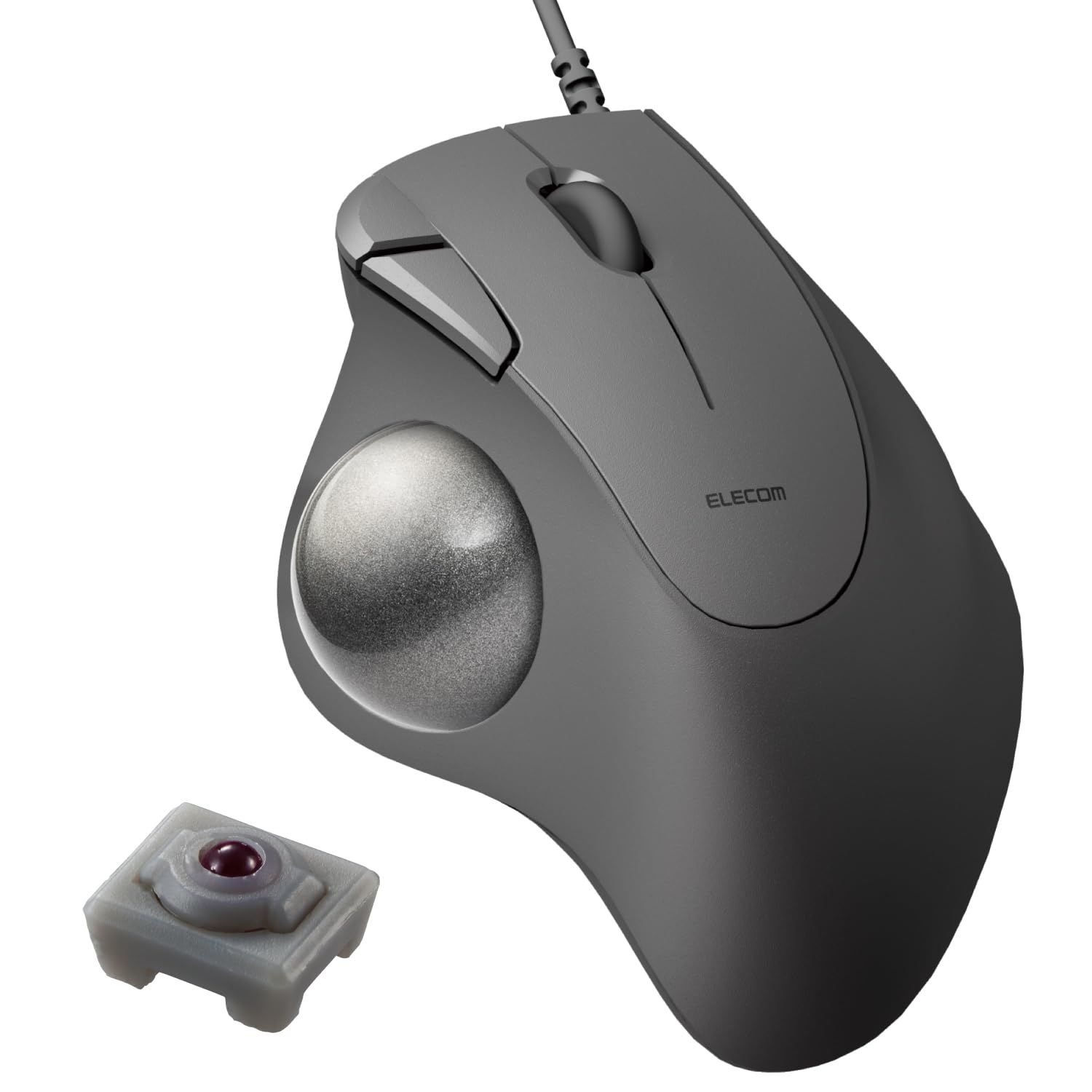 ELECOM Wired Trackball Mouse IST Thumb Operation 36mm Ball Artificial Ruby Support 5 Buttons Windows Mac Chromebook Black M-IT10URBK чорний
ELECOM Wired Trackball Mouse IST Thumb Operation 36mm Ball Artificial Ruby Support 5 Buttons Windows Mac Chromebook Black M-IT10URBK чорний