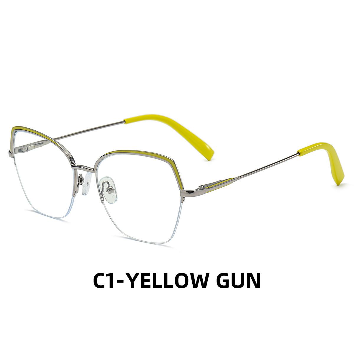 Classic Cat Eye Alloy Half Frame Photochromic Short Sight Anti Blue Light Computer Hyperopia Prescription Women Reading Glasses 0.5
Classic Cat Eye Alloy Half Frame Photochromic Short Sight Anti Blue Light Computer Hyperopia Prescription Women Reading Glasses 0.5