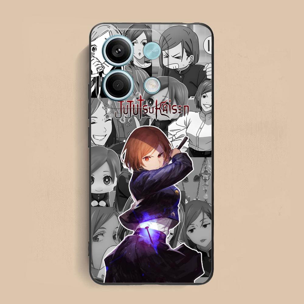 Jujutsu Kaisen Nobara Mobile Phone Case for Xiaomi Redmi 15 14 13 12 A5 3 2 1 C Plus 4G 5G Colorful Printing Cover Pretty Cover Redmi A1+
Jujutsu Kaisen Nobara Mobile Phone Case for Xiaomi Redmi 15 14 13 12 A5 3 2 1 C Plus 4G 5G Colorful Printing Cover Pretty Cover Redmi A1+