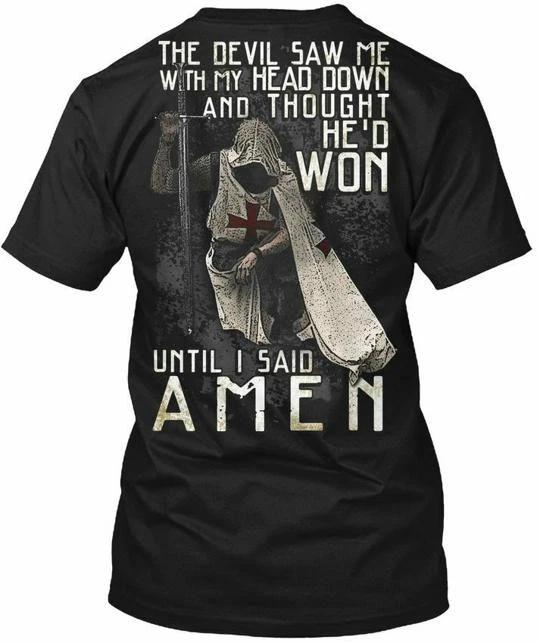 Until I Said Amen Devil Saw Me With My Head Down T shirt Made In USA S To 5XL 2XL
Until I Said Amen Devil Saw Me With My Head Down T shirt Made In USA S To 5XL 2XL