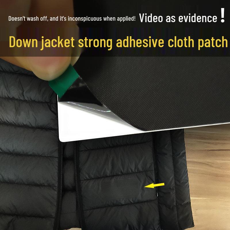 Large Black Waterproof Down Jacket Repair Patch: Self-Adhesive, Traceless, Versatile. Standard
Large Black Waterproof Down Jacket Repair Patch: Self-Adhesive, Traceless, Versatile. Standard