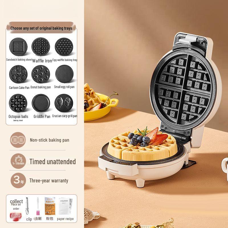 Octopus Boy Takoyaki & Egg Waffle Maker Main unit + waffle plate + gift package белый
Octopus Boy Takoyaki & Egg Waffle Maker Main unit + waffle plate + gift package белый