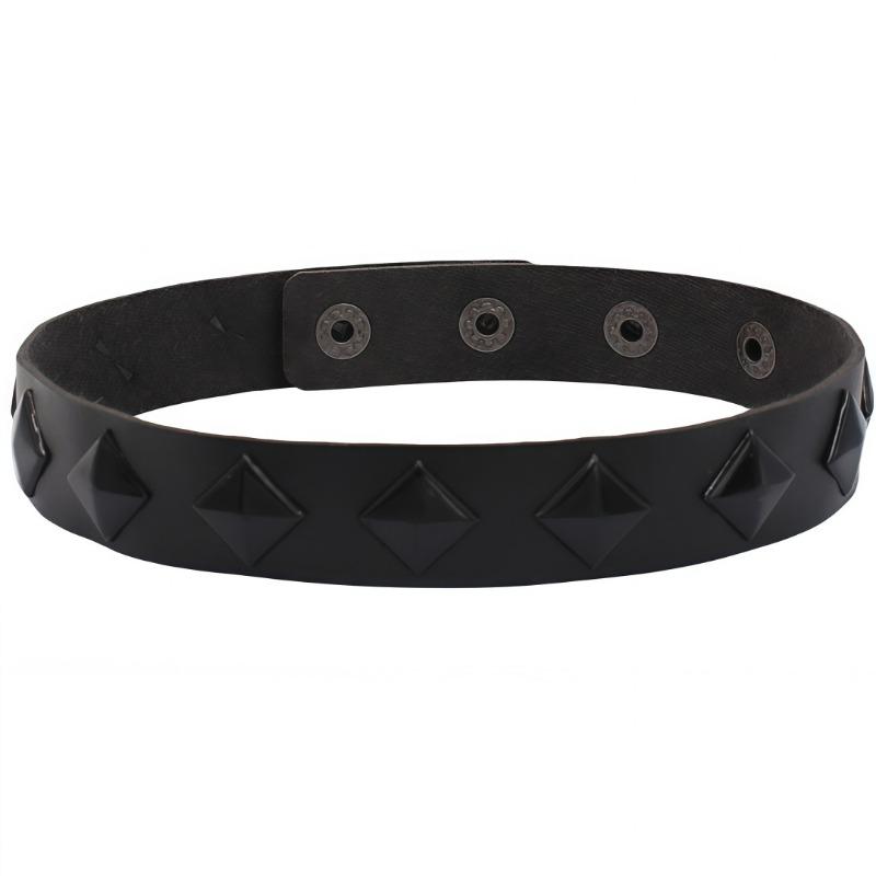 Eco-friendly PU Leather Street Shot Punk Goth Harajuku Soft Girl Square Nail Collar Collar Collarbone Necklace
Eco-friendly PU Leather Street Shot Punk Goth Harajuku Soft Girl Square Nail Collar Collar Collarbone Necklace