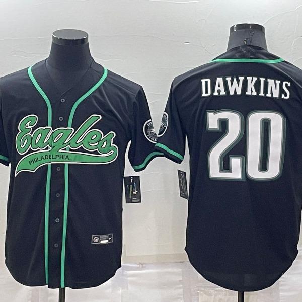 Eagles Rugby-Baseball Collab: Dawkins & Brown Embroidered Team Jersey Cardigan Extra Large
Eagles Rugby-Baseball Collab: Dawkins & Brown Embroidered Team Jersey Cardigan Extra Large