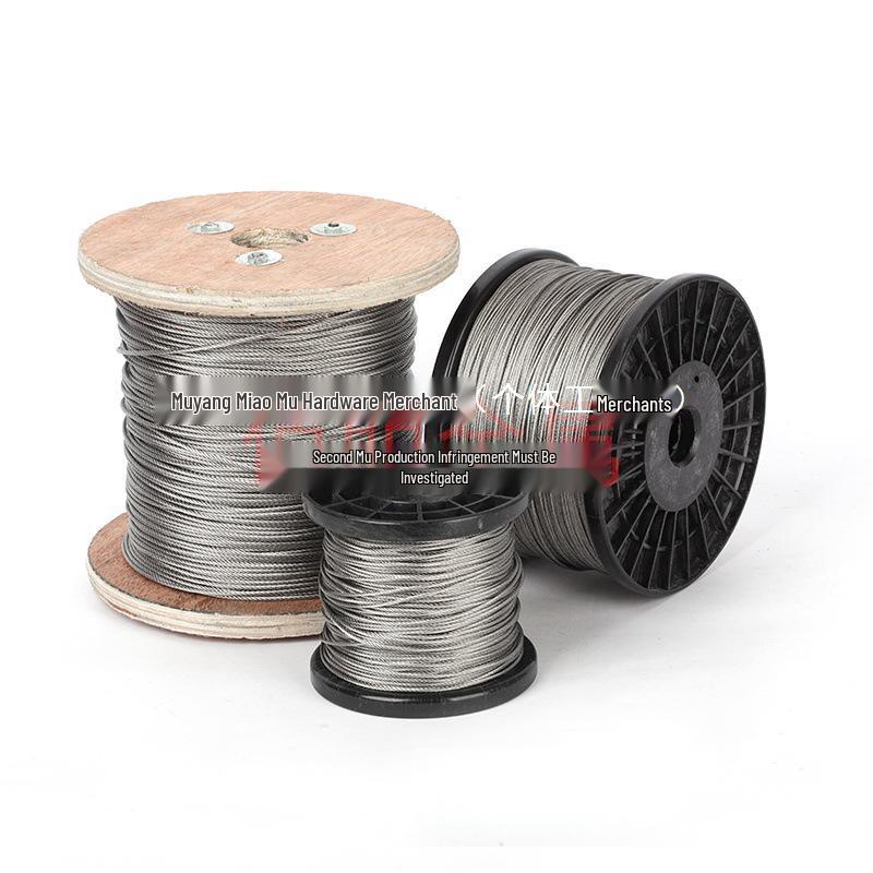 Plastic Coated 304 Stainless Steel Wire Rope Clothesline - Available in 1mm to 8mm Sizes Other
Plastic Coated 304 Stainless Steel Wire Rope Clothesline - Available in 1mm to 8mm Sizes Other
