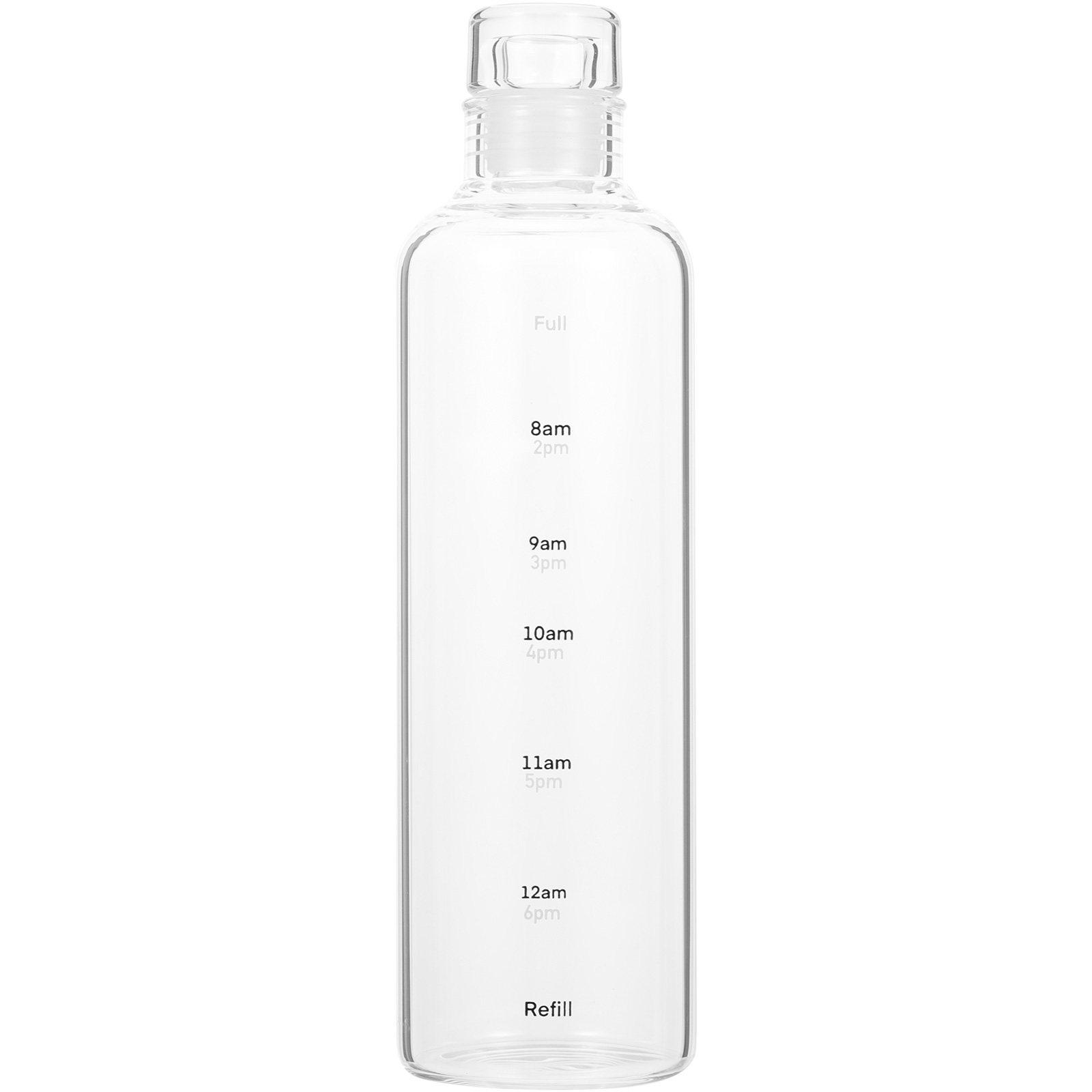 Portable Clear Glass Water Bottle Large Capacity Time Scale Leakproof Sealed Lid Travel Sports Fitness Gym Water Container other
Portable Clear Glass Water Bottle Large Capacity Time Scale Leakproof Sealed Lid Travel Sports Fitness Gym Water Container other