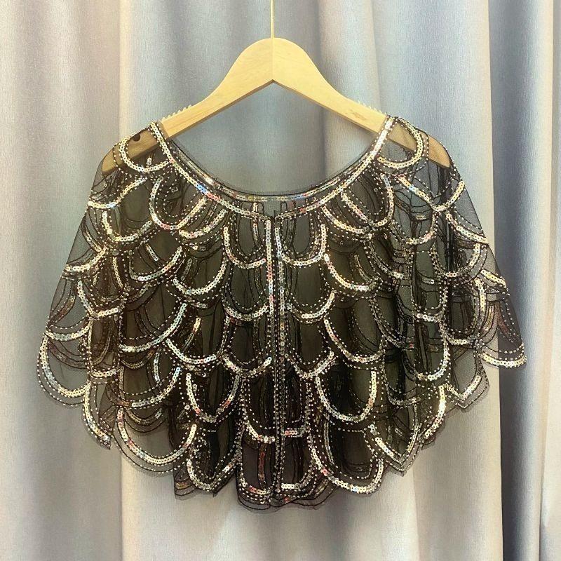 Одяг від сонця Паєтки Жіноча шаль Сукня Сітчастий капюшон Кардиган Літній Тонкий дизайн Намистини Зовнішній наряд One size
Одяг від сонця Паєтки Жіноча шаль Сукня Сітчастий капюшон Кардиган Літній Тонкий дизайн Намистини Зовнішній наряд One size