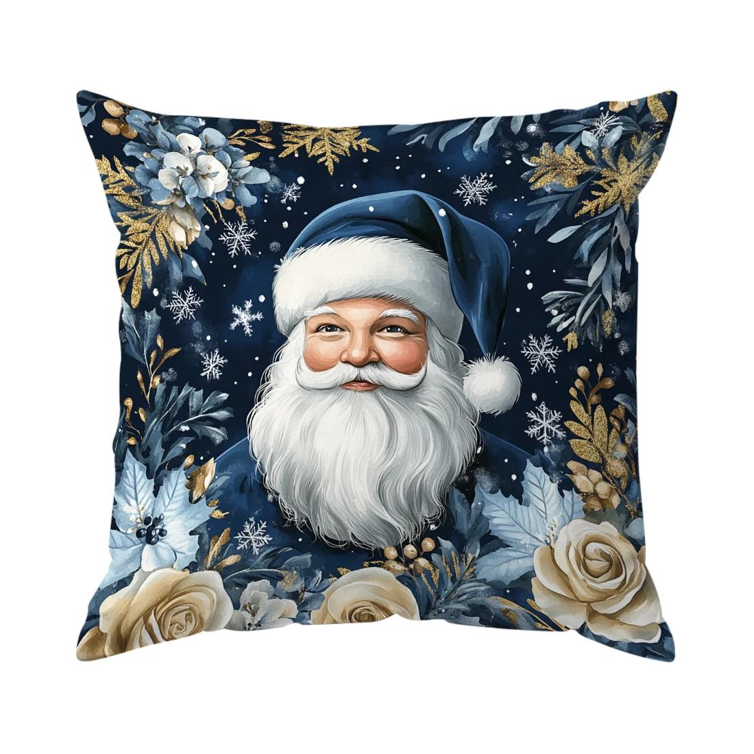 Retro Blue Christmas Cushions Pillowcase Polyester Cushion Cover Throw Pillow Pillowcover Home Car Sofa Decor 40x40cm
Retro Blue Christmas Cushions Pillowcase Polyester Cushion Cover Throw Pillow Pillowcover Home Car Sofa Decor 40x40cm