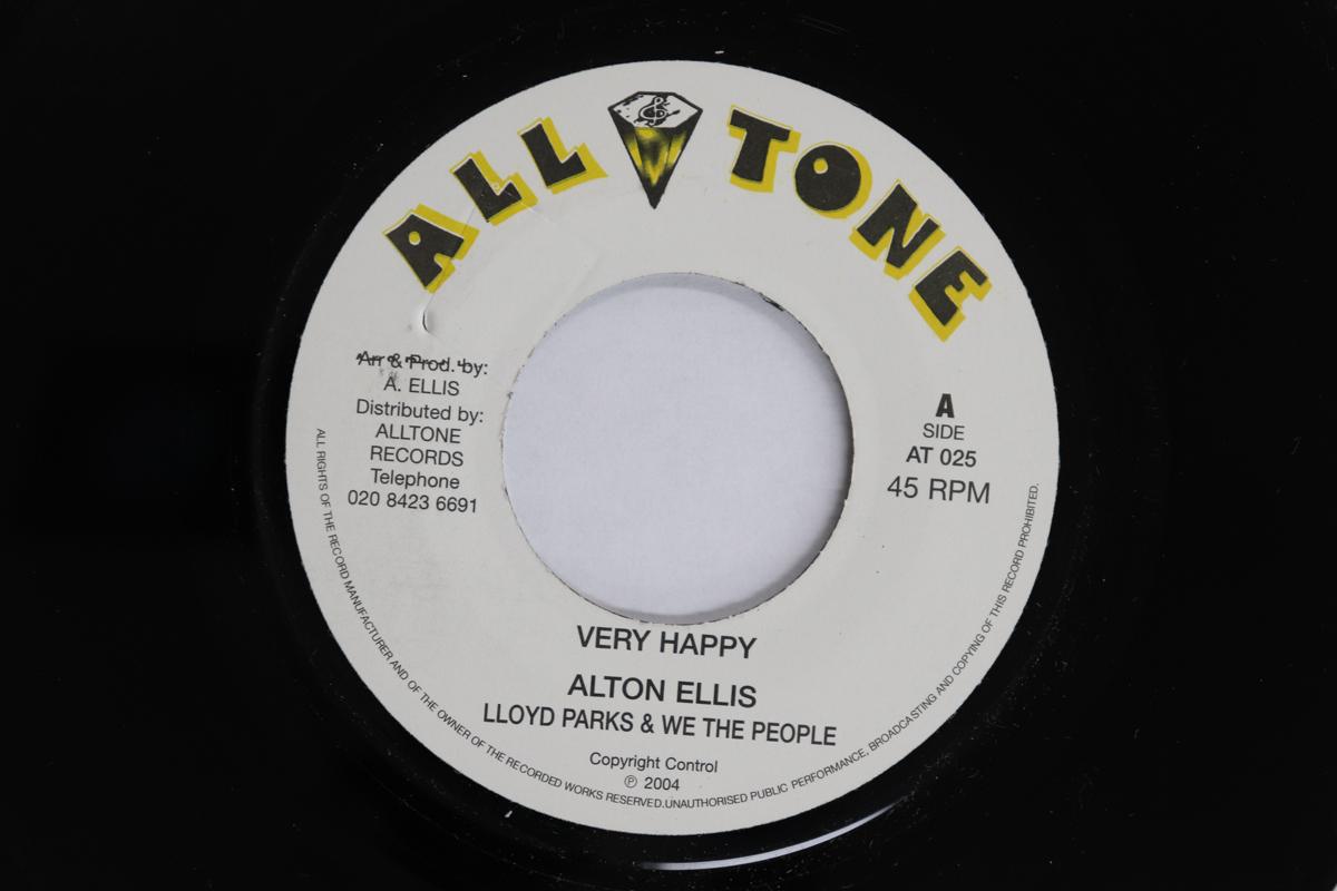 7inch Record ALTON ELLIS / ALTON ELLIS ALL STARS - Very Happy (You Make Me Happy) / La AT025 All Tone 2004 UK Reggae, Ska & Dub Used
7inch Record ALTON ELLIS / ALTON ELLIS ALL STARS - Very Happy (You Make Me Happy) / La AT025 All Tone 2004 UK Reggae, Ska & Dub Used