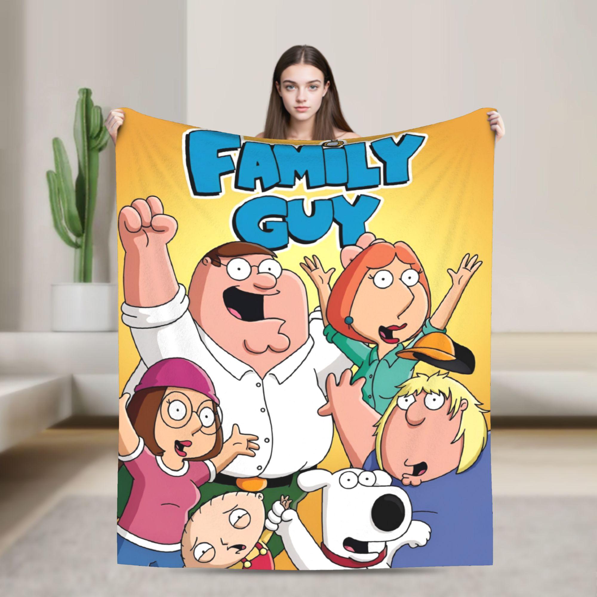 Families Cartoon Peter Griffin Guys Flannel Throw Blanket Funny TV for Bed Knitted Blanket Car Super Soft Multifunction 30x40in
Families Cartoon Peter Griffin Guys Flannel Throw Blanket Funny TV for Bed Knitted Blanket Car Super Soft Multifunction 30x40in