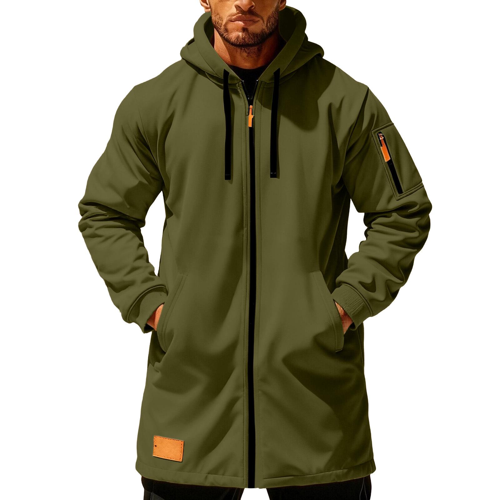 2026 Autumn/Winter Men s Long Hooded Zippered Sweatshirt with Fleece Lining Triple Extra Large армія зелений колір
2026 Autumn/Winter Men s Long Hooded Zippered Sweatshirt with Fleece Lining Triple Extra Large армія зелений колір