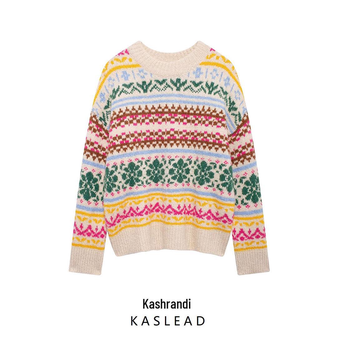 Autumn 2024 Women s European & American Style Loose Jacquard Knit Sweater Medium разноцветный
Autumn 2024 Women s European & American Style Loose Jacquard Knit Sweater Medium разноцветный