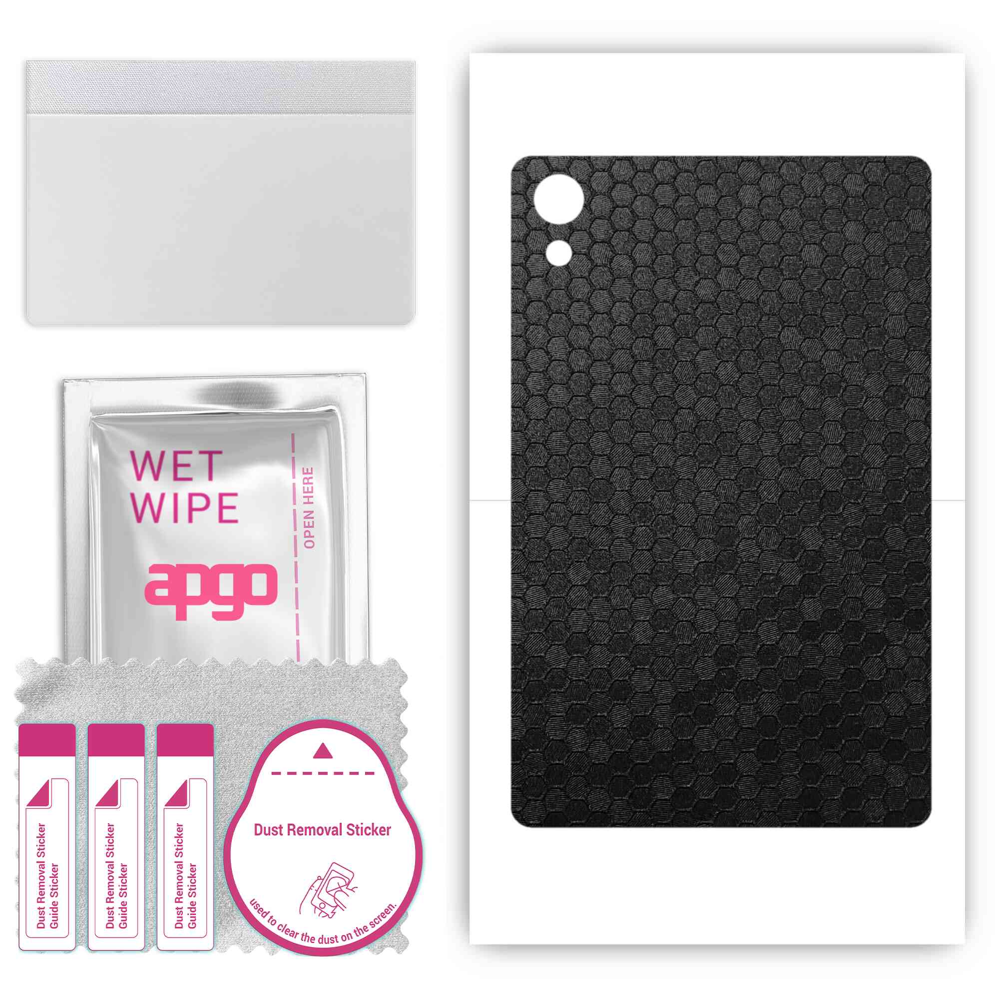 apgo skin sticker film foil vinyl for the BACK compatible with Samsung Galaxy Tab S9, scratch-resistant, easy to install - Black Honeycomb
apgo skin sticker film foil vinyl for the BACK compatible with Samsung Galaxy Tab S9, scratch-resistant, easy to install - Black Honeycomb