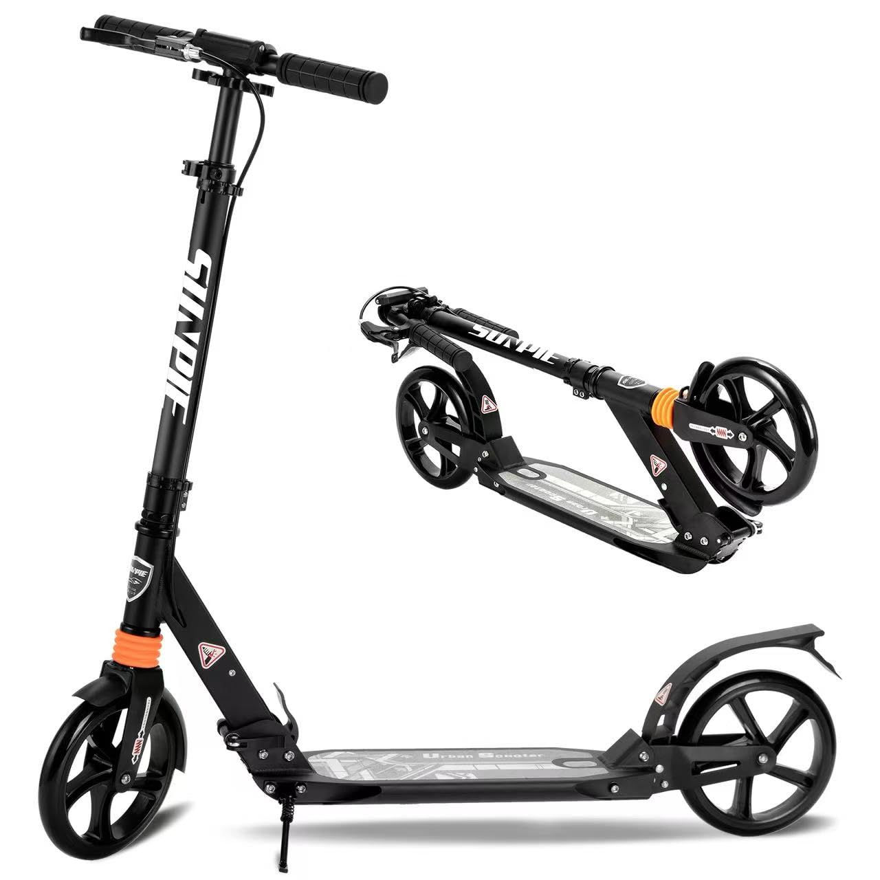 SFUN Кикборд Кик-скутер 20 см Большое колесо Складной 4 уровня регулировки Включена страховка PL Алюминий Дети/Взрослые чёрный
SFUN Кикборд Кик-скутер 20 см Большое колесо Складной 4 уровня регулировки Включена страховка PL Алюминий Дети/Взрослые чёрный