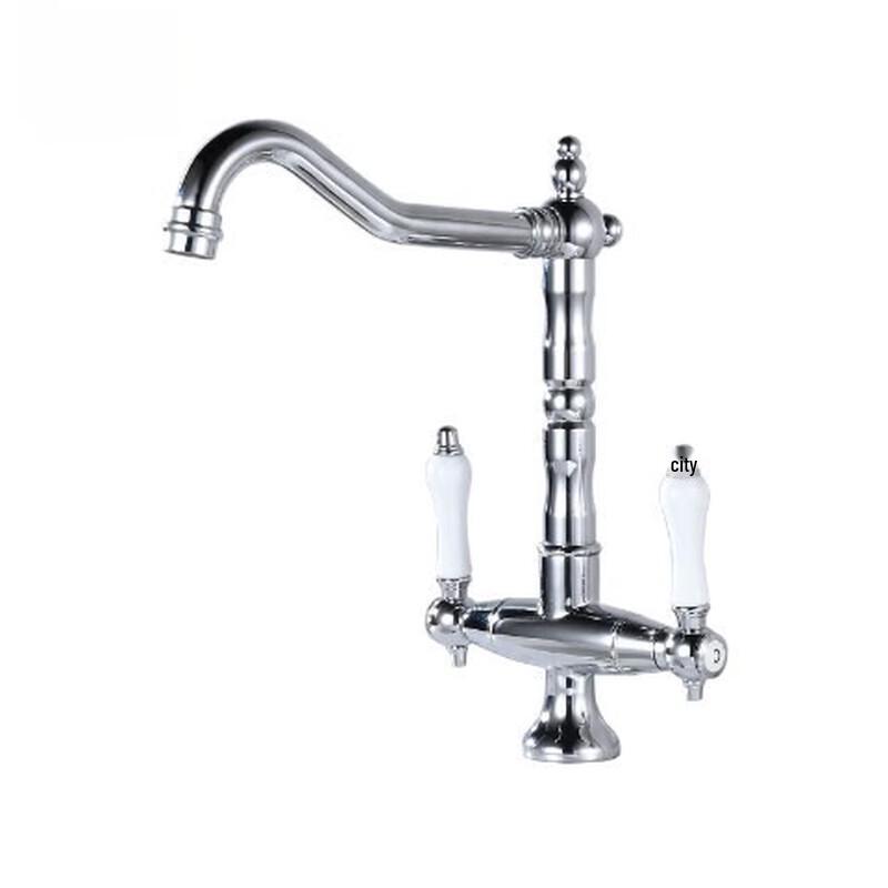 Mussel Gold Double Handle Kitchen & Bathroom Faucet
Mussel Gold Double Handle Kitchen & Bathroom Faucet