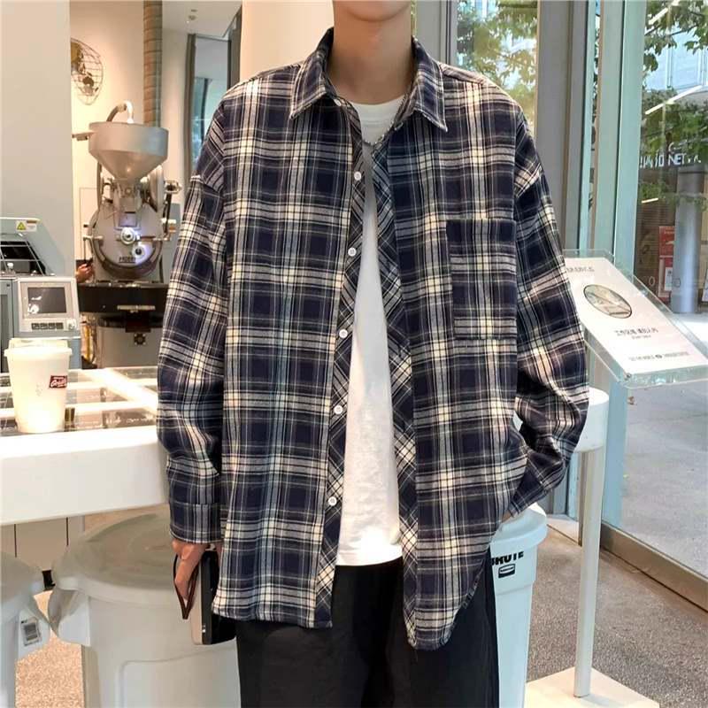 Men s Trendy Japanese Plaid Shirt Set: Spring/Fall Long Sleeve Jacket & Three-Piece Outfit 3XL
Men s Trendy Japanese Plaid Shirt Set: Spring/Fall Long Sleeve Jacket & Three-Piece Outfit 3XL