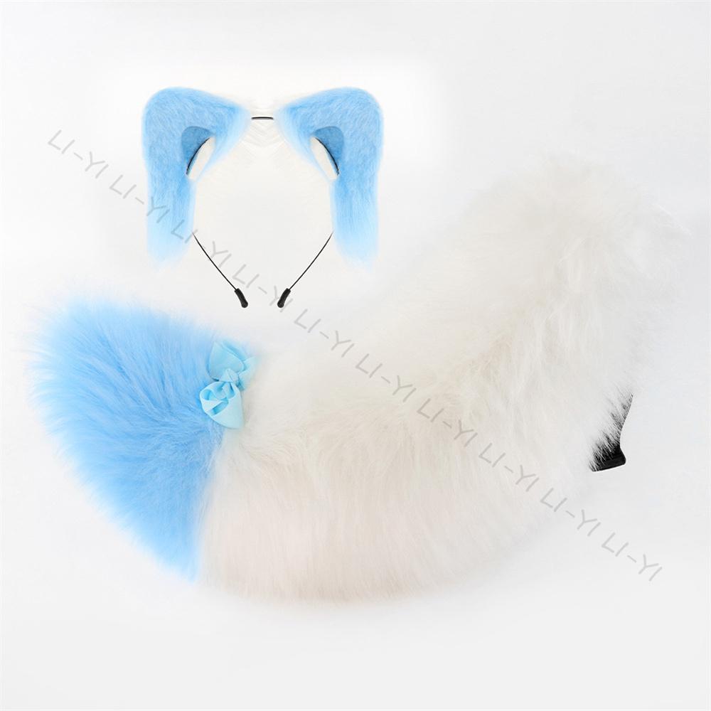 Plush Animal Ear Headband & Tail Set With Bow, Fluffy Handcrafted Ears For Kawaii Lolita Cosplay Costume, Cute Furry Accessories ear and tail
Plush Animal Ear Headband & Tail Set With Bow, Fluffy Handcrafted Ears For Kawaii Lolita Cosplay Costume, Cute Furry Accessories ear and tail