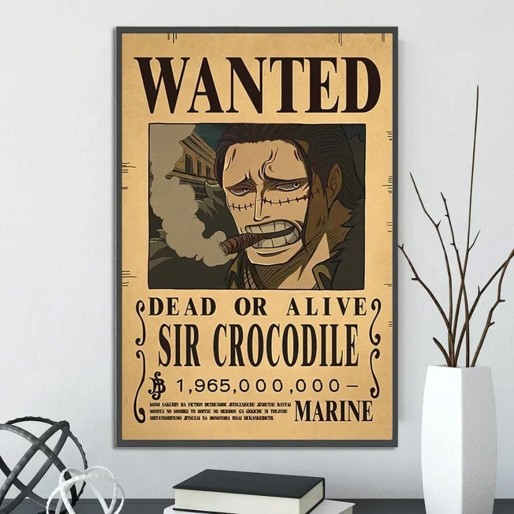 One Piece Плакат з розшуком Луффі Аніме Металева картина Подарунок для вітальні
One Piece Плакат з розшуком Луффі Аніме Металева картина Подарунок для вітальні