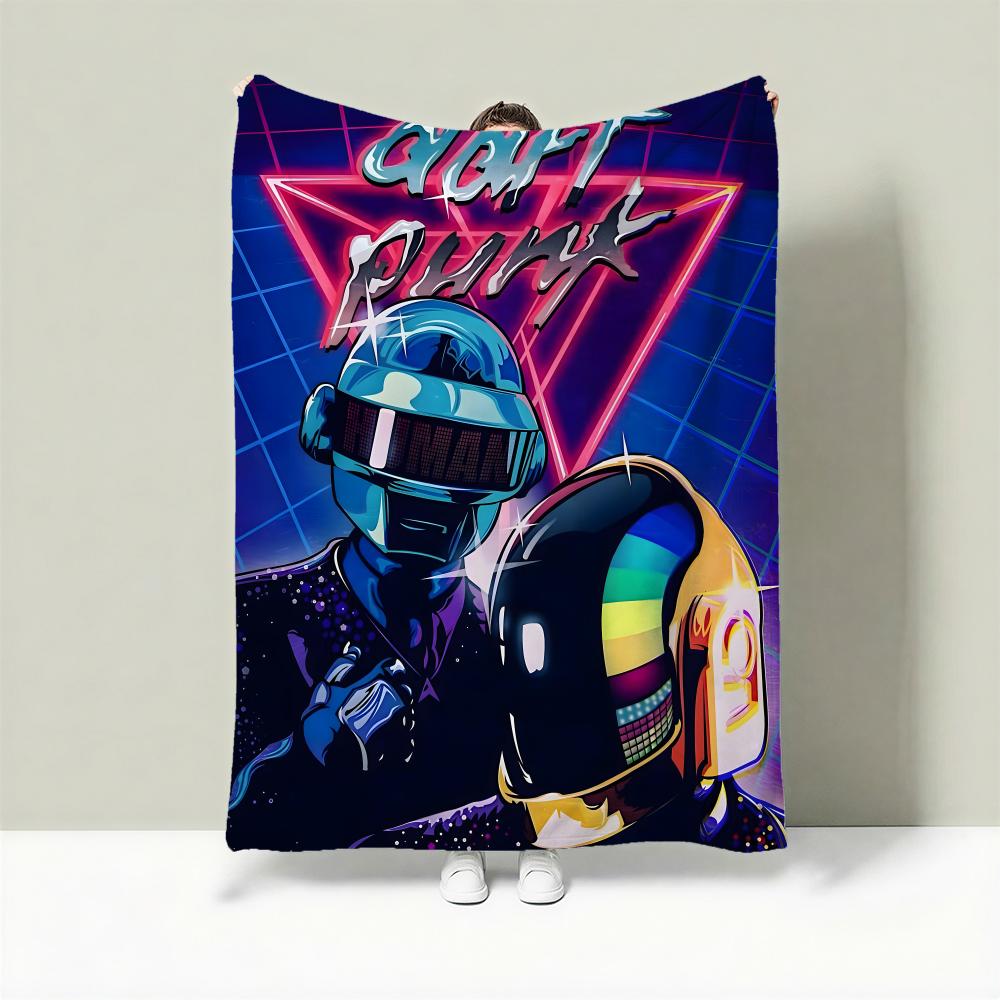 Band D-Daft Punk Throw Lightweight 240g Flannel Blanket Soft Skin-friendly for Summer Cooling 75cmx90cm
Band D-Daft Punk Throw Lightweight 240g Flannel Blanket Soft Skin-friendly for Summer Cooling 75cmx90cm