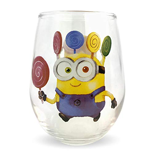 Minions SAN3353-1 Round Glass Cup, Tumbler, 11.2 fl oz (330 ml), Candy Minions Goods, Movie, Tableware, Gift, Made in Japan
Minions SAN3353-1 Round Glass Cup, Tumbler, 11.2 fl oz (330 ml), Candy Minions Goods, Movie, Tableware, Gift, Made in Japan